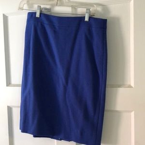 J. Crew pencil skirt size 2 - blue